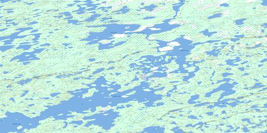 Allen Lake Topo Map 065D13 at 1:50,000 scale - National Topographic System of Canada (NTS) - Toporama map