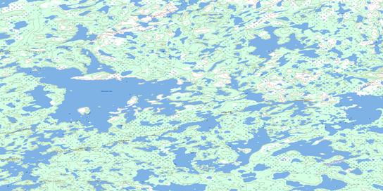 Sherwood Lake Topographic map 065D14 at 1:50,000 Scale