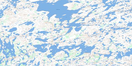 Mallet Lake Topo Map 065E01 at 1:50,000 scale - National Topographic System of Canada (NTS) - Toporama map
