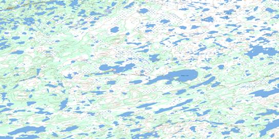 Ridgers Lake Topo Map 065E03 at 1:50,000 scale - National Topographic System of Canada (NTS) - Toporama map