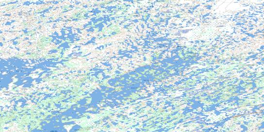 Nicol Lake Topographic map 065E11 at 1:50,000 Scale
