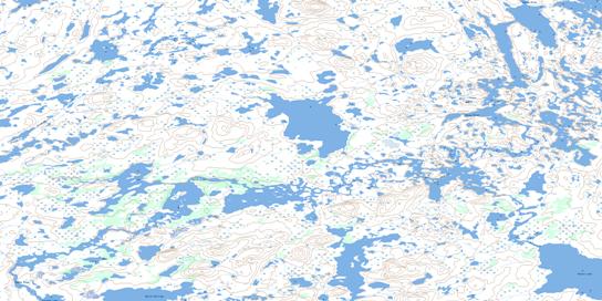 North End Lake Topo Map 065F07 at 1:50,000 scale - National Topographic System of Canada (NTS) - Toporama map