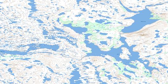 Hawk Hill Lake Topo Map 065G02 at 1:50,000 scale - National Topographic System of Canada (NTS) - Toporama map