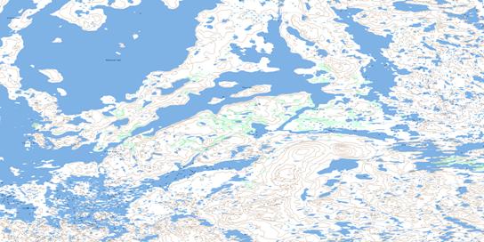 Vera Lake Topo Map 065G03 at 1:50,000 scale - National Topographic System of Canada (NTS) - Toporama map