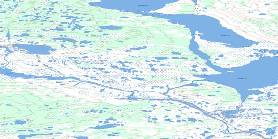 Roseblade Lake Topo Map 065H03 at 1:50,000 scale - National Topographic System of Canada (NTS) - Toporama map
