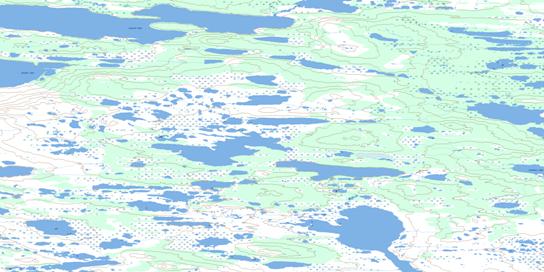 Savard Lake Topographic map 065H07 at 1:50,000 Scale