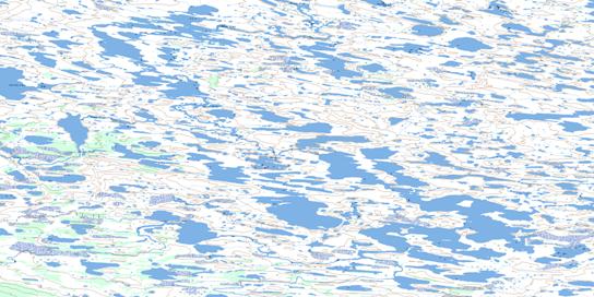 Ayotte Lake Topo Map 065H09 at 1:50,000 scale - National Topographic System of Canada (NTS) - Toporama map