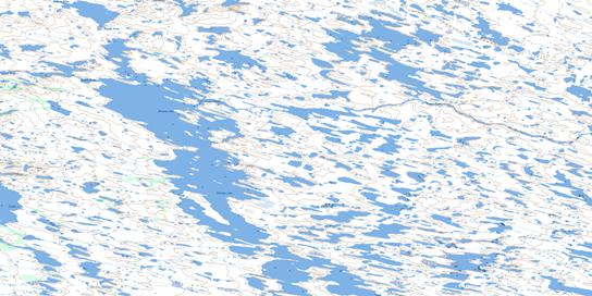 Heninga Lake Topographic map 065H16 at 1:50,000 Scale