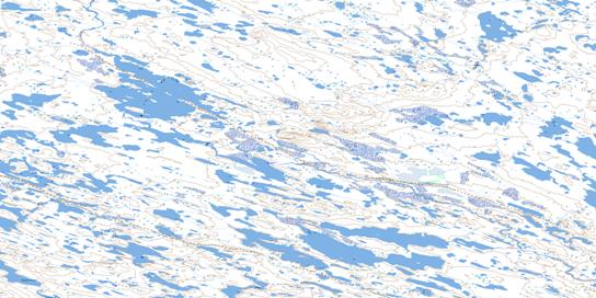 Trud Lake Topo Map 065I01 at 1:50,000 scale - National Topographic System of Canada (NTS) - Toporama map