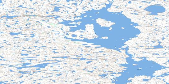 Nicholson Lake Topographic map 065L10 at 1:50,000 Scale