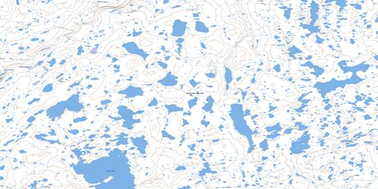 Ernie Lake Topographic map 065M08 at 1:50,000 Scale