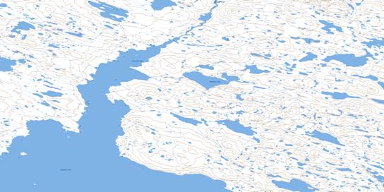 Pamiutuq Lake Topo Map 065O03 at 1:50,000 scale - National Topographic System of Canada (NTS) - Toporama map