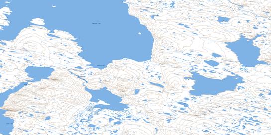 Akuttuaq Bay Topo Map 065O10 at 1:50,000 scale - National Topographic System of Canada (NTS) - Toporama map