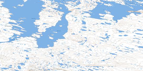 Uksuriajuaq Rapids Topographic map 065O13 at 1:50,000 Scale