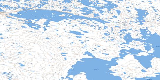 Piniarvik Peninsula Topo Map 065O14 at 1:50,000 scale - National Topographic System of Canada (NTS) - Toporama map