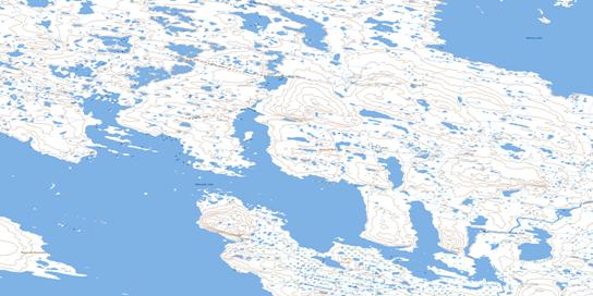 Maniituq Hill Topo Map 065O15 at 1:50,000 scale - National Topographic System of Canada (NTS) - Toporama map