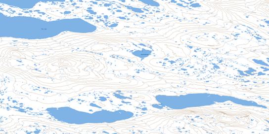 Aumaluuktuuk Lake Topographic map 065P16 at 1:50,000 Scale