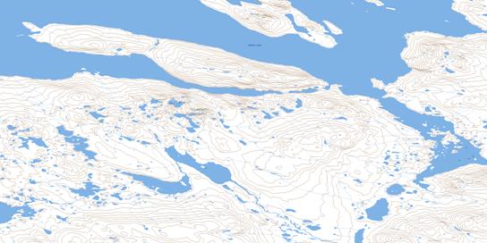 Akitit Hill Topo Map 066A11 at 1:50,000 scale - National Topographic System of Canada (NTS) - Toporama map