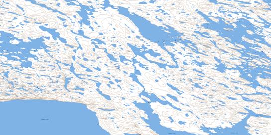 No Title Topo Map 066A14 at 1:50,000 scale - National Topographic System of Canada (NTS) - Toporama map