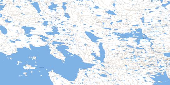 No Title Topo Map 066B01 at 1:50,000 scale - National Topographic System of Canada (NTS) - Toporama map