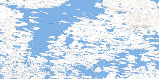 Marjorie Lake Topo Map 066B03 at 1:50,000 scale - National Topographic System of Canada (NTS) - Toporama map