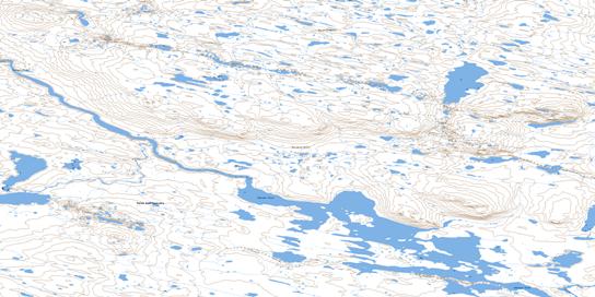 No Title Topo Map 066B05 at 1:50,000 scale - National Topographic System of Canada (NTS) - Toporama map