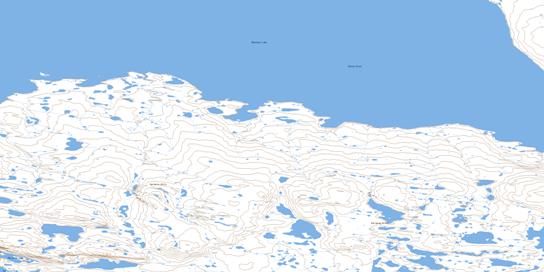 No Title Topo Map 066B07 at 1:50,000 scale - National Topographic System of Canada (NTS) - Toporama map