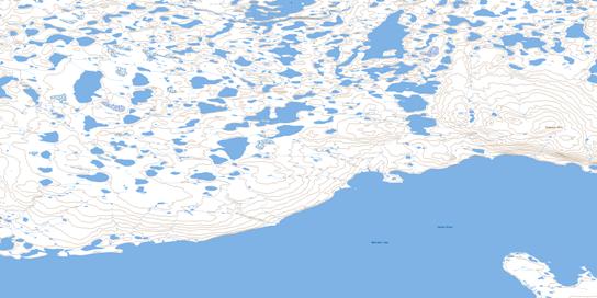 No Title Topo Map 066B10 at 1:50,000 scale - National Topographic System of Canada (NTS) - Toporama map