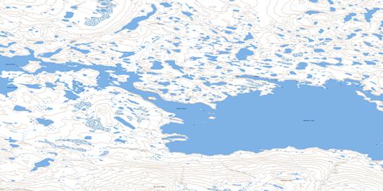 No Title Topo Map 066B12 at 1:50,000 scale - National Topographic System of Canada (NTS) - Toporama map