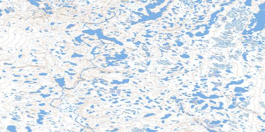 No Title Topo Map 066B14 at 1:50,000 scale - National Topographic System of Canada (NTS) - Toporama map