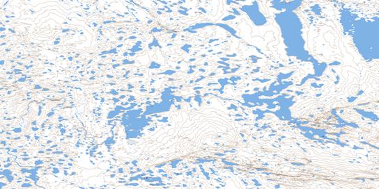 No Title Topo Map 066B16 at 1:50,000 scale - National Topographic System of Canada (NTS) - Toporama map