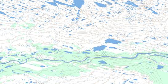No Title Topo Map 066D06 at 1:50,000 scale - National Topographic System of Canada (NTS) - Toporama map