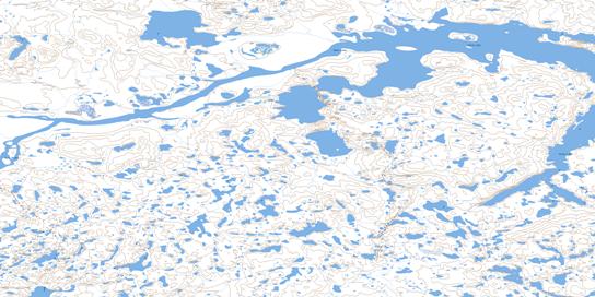 No Title Topo Map 066F13 at 1:50,000 scale - National Topographic System of Canada (NTS) - Toporama map
