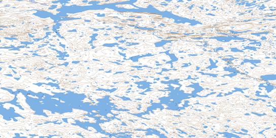 No Title Topo Map 066H07 at 1:50,000 scale - National Topographic System of Canada (NTS) - Toporama map