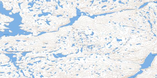 No Title Topo Map 066I08 at 1:50,000 scale - National Topographic System of Canada (NTS) - Toporama map