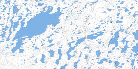 No Title Topo Map 066I14 at 1:50,000 scale - National Topographic System of Canada (NTS) - Toporama map