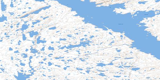 No Title Topo Map 066I16 at 1:50,000 scale - National Topographic System of Canada (NTS) - Toporama map