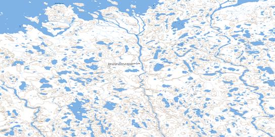 Pitok River Topo Map 066N11 at 1:50,000 scale - National Topographic System of Canada (NTS) - Toporama map