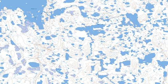 Mcnaughton River Topo Map 066O01 at 1:50,000 scale - National Topographic System of Canada (NTS) - Toporama map