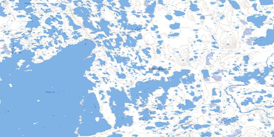 No Title Topo Map 066O08 at 1:50,000 scale - National Topographic System of Canada (NTS) - Toporama map