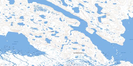 No Title Topo Map 066O16 at 1:50,000 scale - National Topographic System of Canada (NTS) - Toporama map