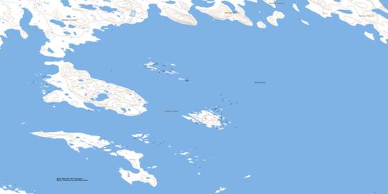 Schwatka Islands Topo Map 066P13 at 1:50,000 scale - National Topographic System of Canada (NTS) - Toporama map