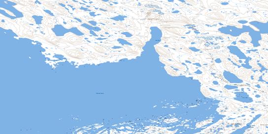 Red Bay Topographic map 066P14 at 1:50,000 Scale