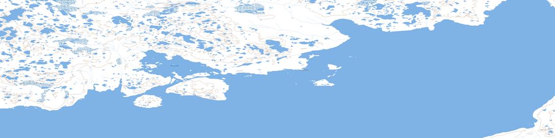 Stromness Bay Topo Map 067B14 at 1:50,000 scale - National Topographic System of Canada (NTS) - Toporama map