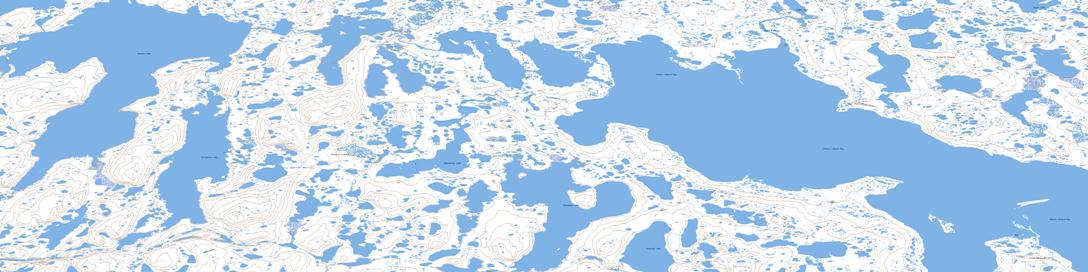 Nakashook Lake Topographic map 067C12 at 1:50,000 Scale