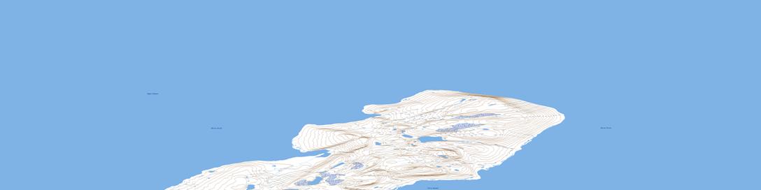 Gourdeau Point Topo Map 068E10 at 1:50,000 scale - National Topographic System of Canada (NTS) - Toporama map
