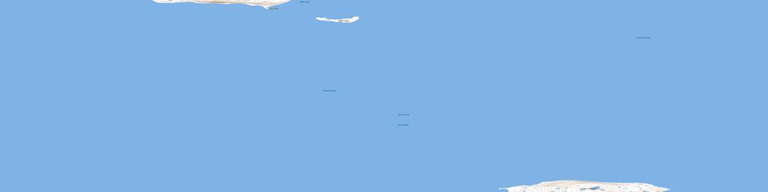Garrett Island Topographic map 068E14 at 1:50,000 Scale