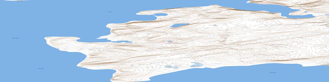 Schomberg Point Topographic map 068G11 at 1:50,000 Scale