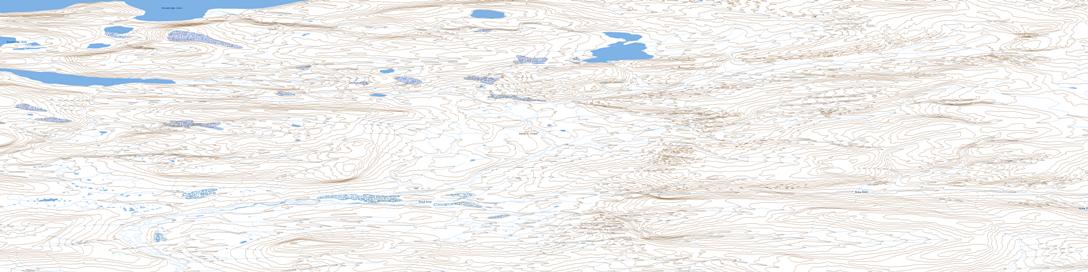 Misty River Topo Map 068H05 at 1:50,000 scale - National Topographic System of Canada (NTS) - Toporama map