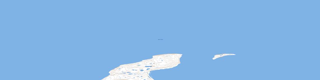 Crozier Island Topo Map 068H16 at 1:50,000 scale - National Topographic System of Canada (NTS) - Toporama map